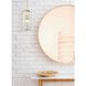 Aston 1 Light 6.5 inch Satin Gold Pendant Ceiling Light