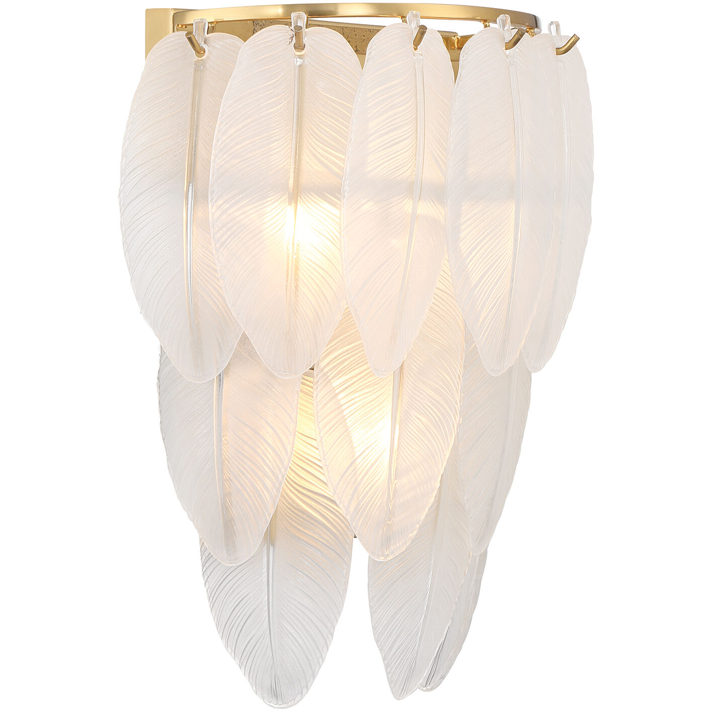 Boa 3 Light 10.5 inch Warm Brass Wall Sconce Wall Light