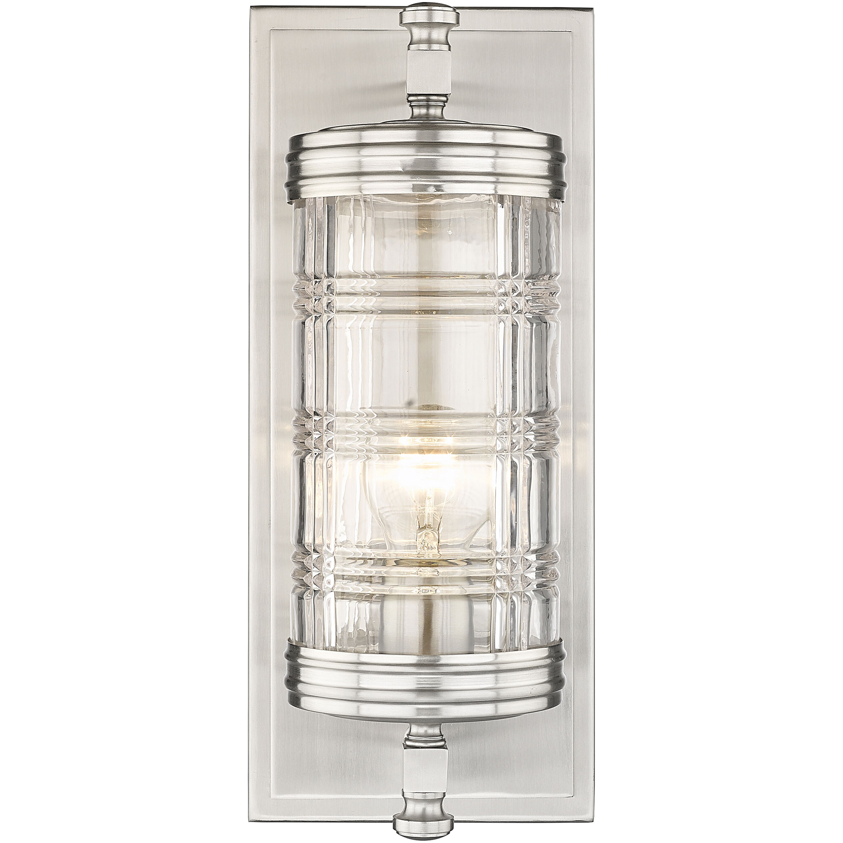 Archer 1 Light 6 inch Brushed Nickel Wall Sconce Wall Light