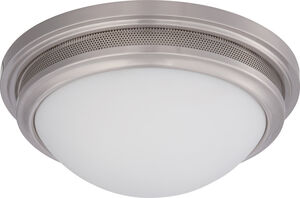 Corry LED 13 inch Brushed Nickel Flush Mount Ceiling Light 