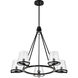 Valentine 30 inch Black Chandelier Ceiling Light