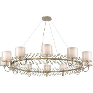 Asbury 12 Light 62 inch Aged Silver Chandelier Ceiling Light