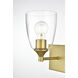 Gianni 1 Light 5 inch Brass Bath Sconce Wall Light