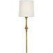 Studio VC Dauphine 1 Light 5.5 inch Gilded Iron Sconce Wall Light in Linen