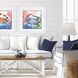 Animals Collection Blue Framed Art