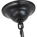 Eclipse 6 Light 37 inch Black Chandelier Ceiling Light