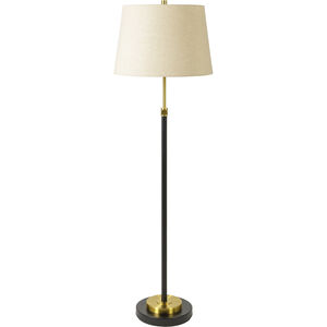 Aberdeen 62 inch 100.00 watt Gold and Black Floor Lamp Portable Light