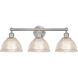 Edison Arietta 3 Light 26 inch Brushed Satin Nickel Bath Vanity Light Wall Light