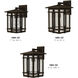 Tucker LED 12 inch Oil Rubbed Bronze Outdoor Wall Mount Lantern, Small
