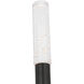Kelly Wearstler Rousseau LED 4.5 inch Bronze ADA Single Sconce Wall Light in Seeded Glass