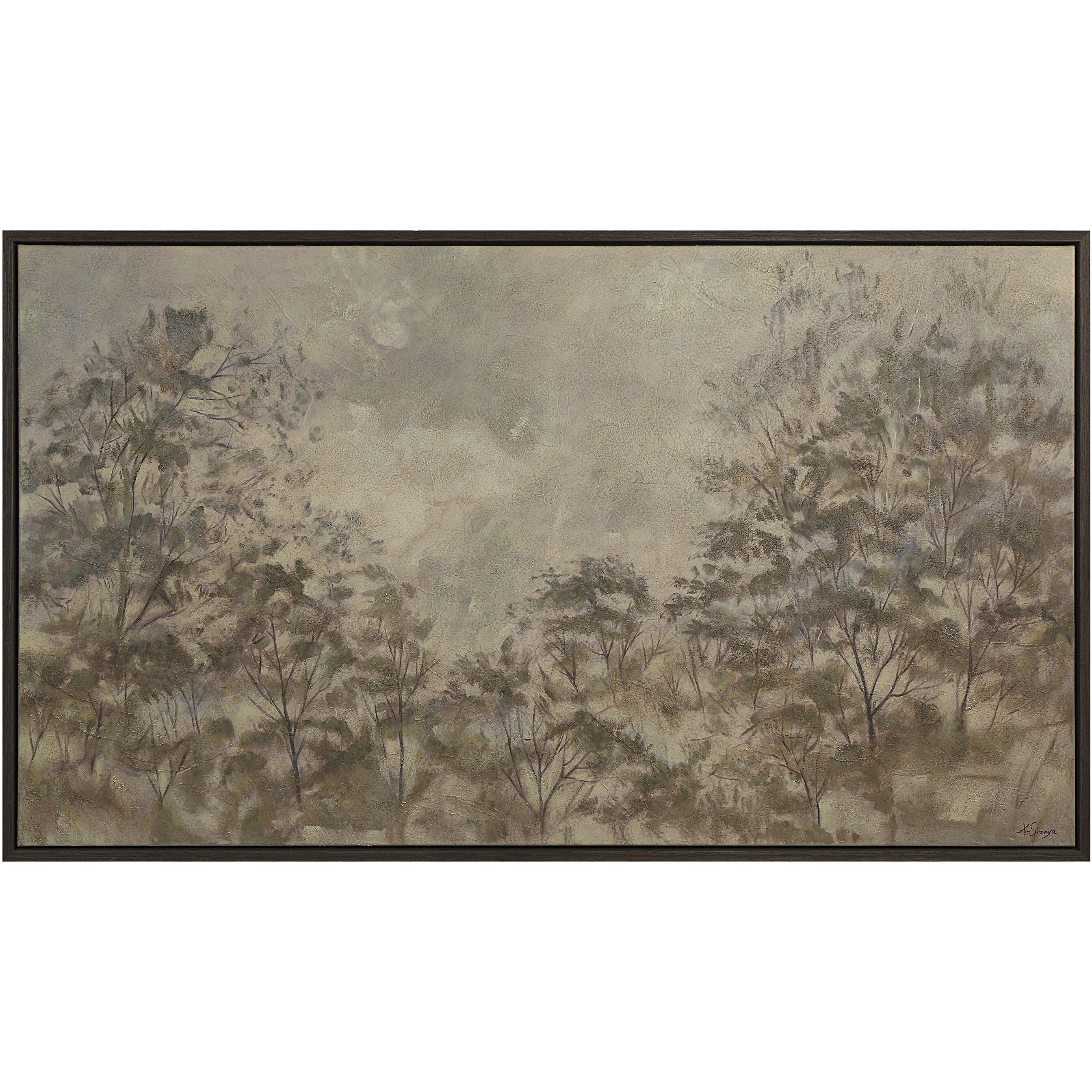 Toulouse Dark Brown Canvas Art