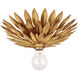 Broche Sconce Wall Light in Antique Gold