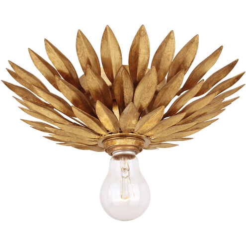 Broche Sconce Wall Light in Antique Gold