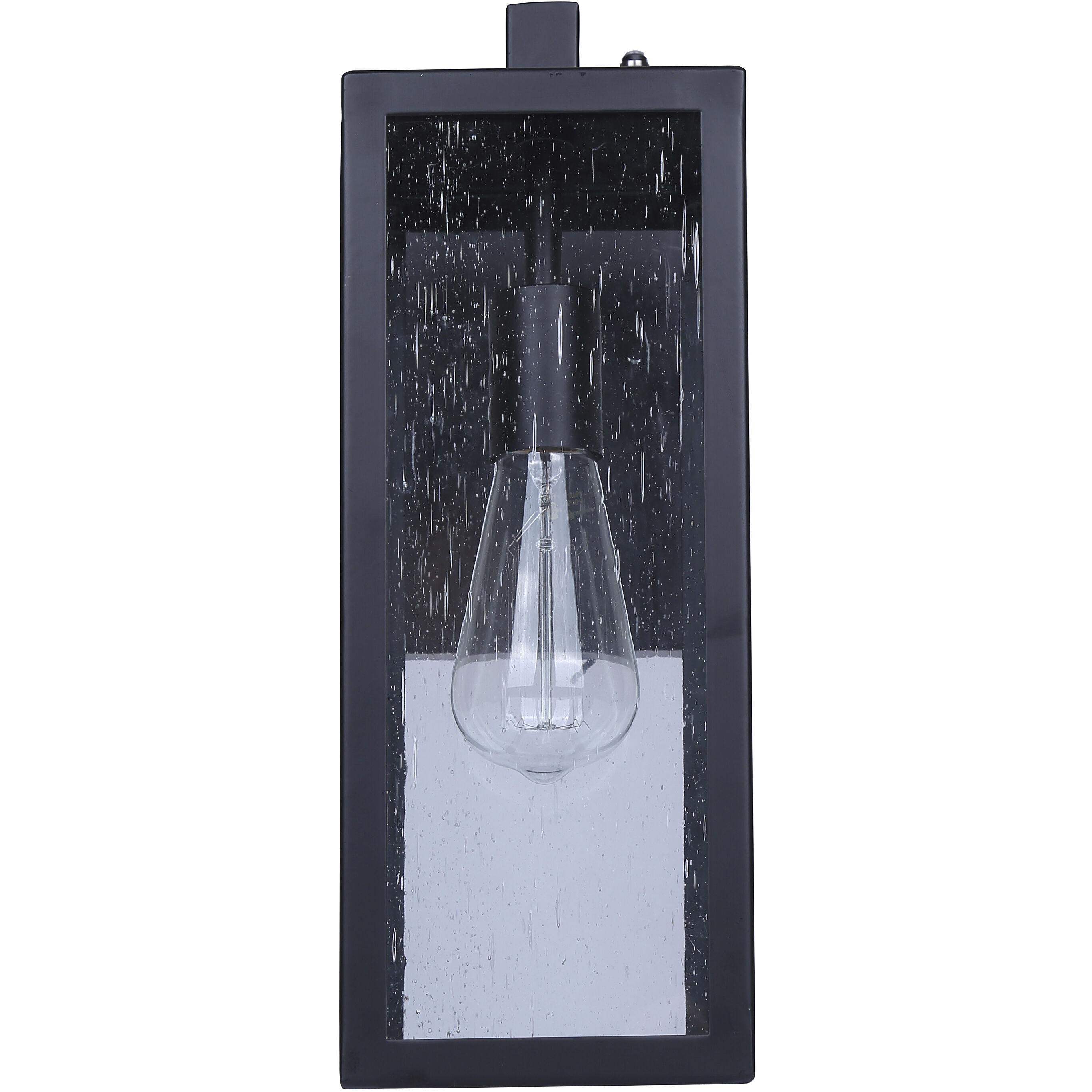 Alaina 1 Light 14.88 inch Black Outdoor Wall Lantern