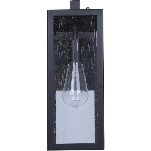 Alaina 1 Light 14.88 inch Black Outdoor Wall Lantern