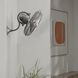 Atlas Laura 19.5 inch Brushed Nickel Oscillating Wall Fan, Atlas