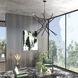 Soho 16 Light 50 inch Black Foyer Chandelier Ceiling Light