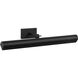 Gallery 0 watt 24 inch Midnight Black Picture Light Wall Light