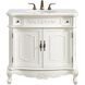 Danville 36 X 21 X 36 inch Antique White Vanity Sink Set