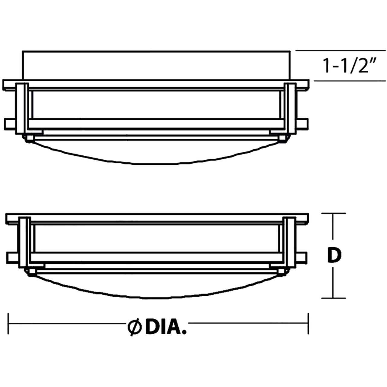 Carlisle LED 18 inch Satin Nickel Flush Mount Ceiling Light