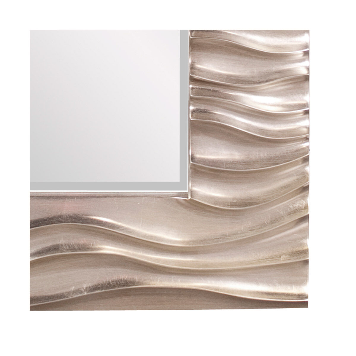 Zenith 39 X 31 inch Silver Leaf Wall Mirror