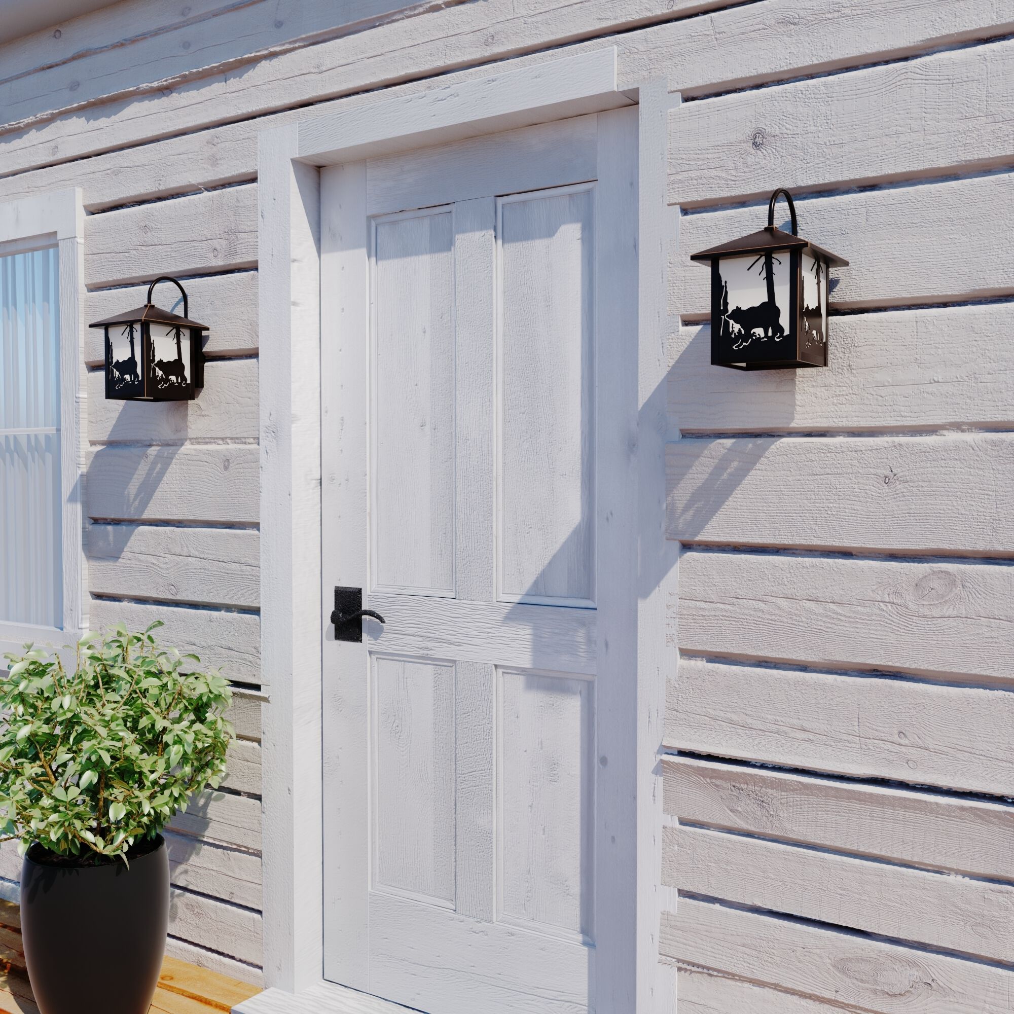 Bozeman LED 12.5 inch Burnished Bronze Outdoor Wall