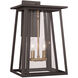 Geode 2 Light 20 inch Black Outdoor Wall Lantern 
