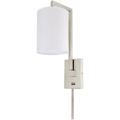 Allston 1 Light 6 inch Polished Nickel Wall Sconce Wall Light