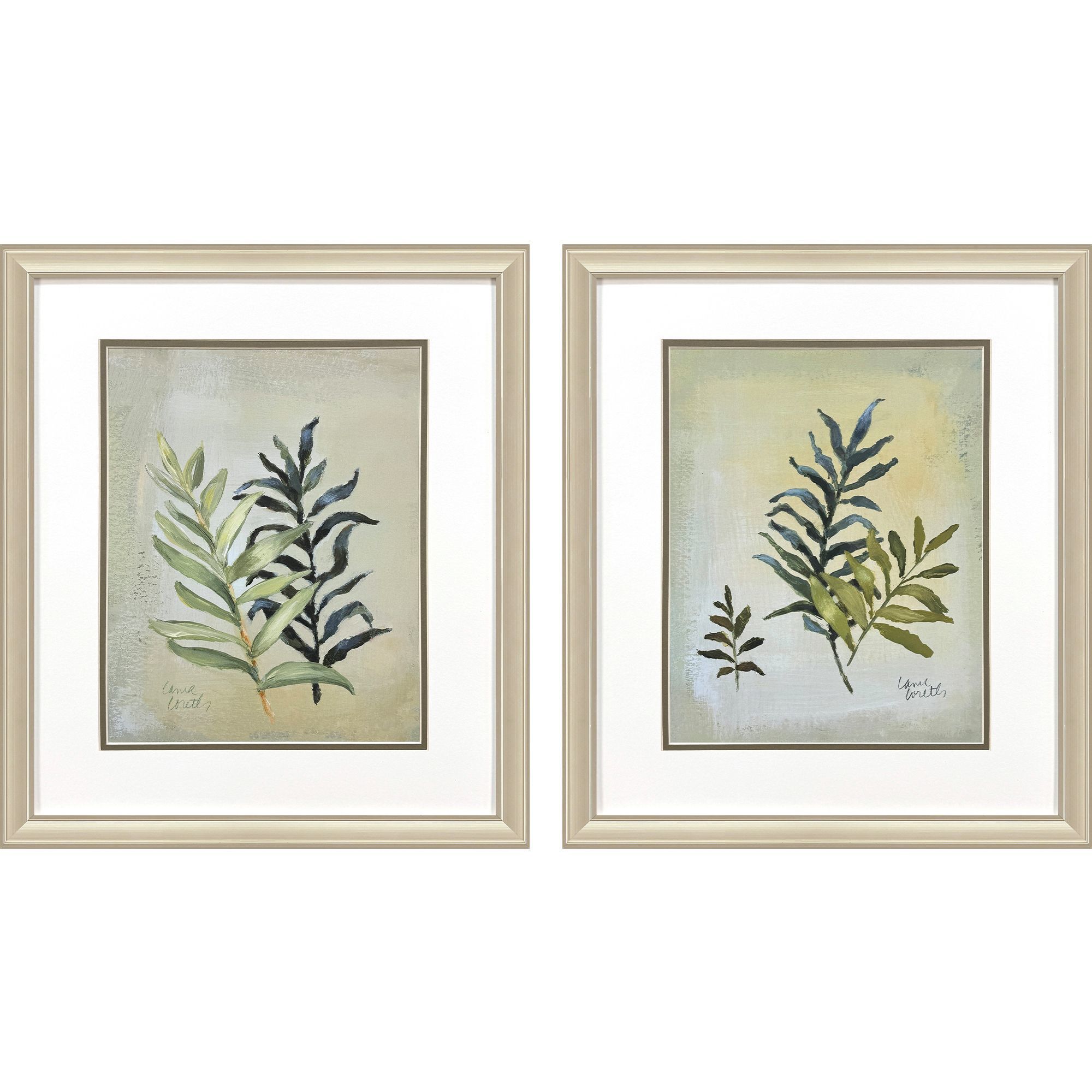 Ferns Aglow Green Framed Art, Propac