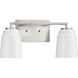 Spenser 2 Light 15.62 inch Brushed Nickel Vanity Light Wall Light