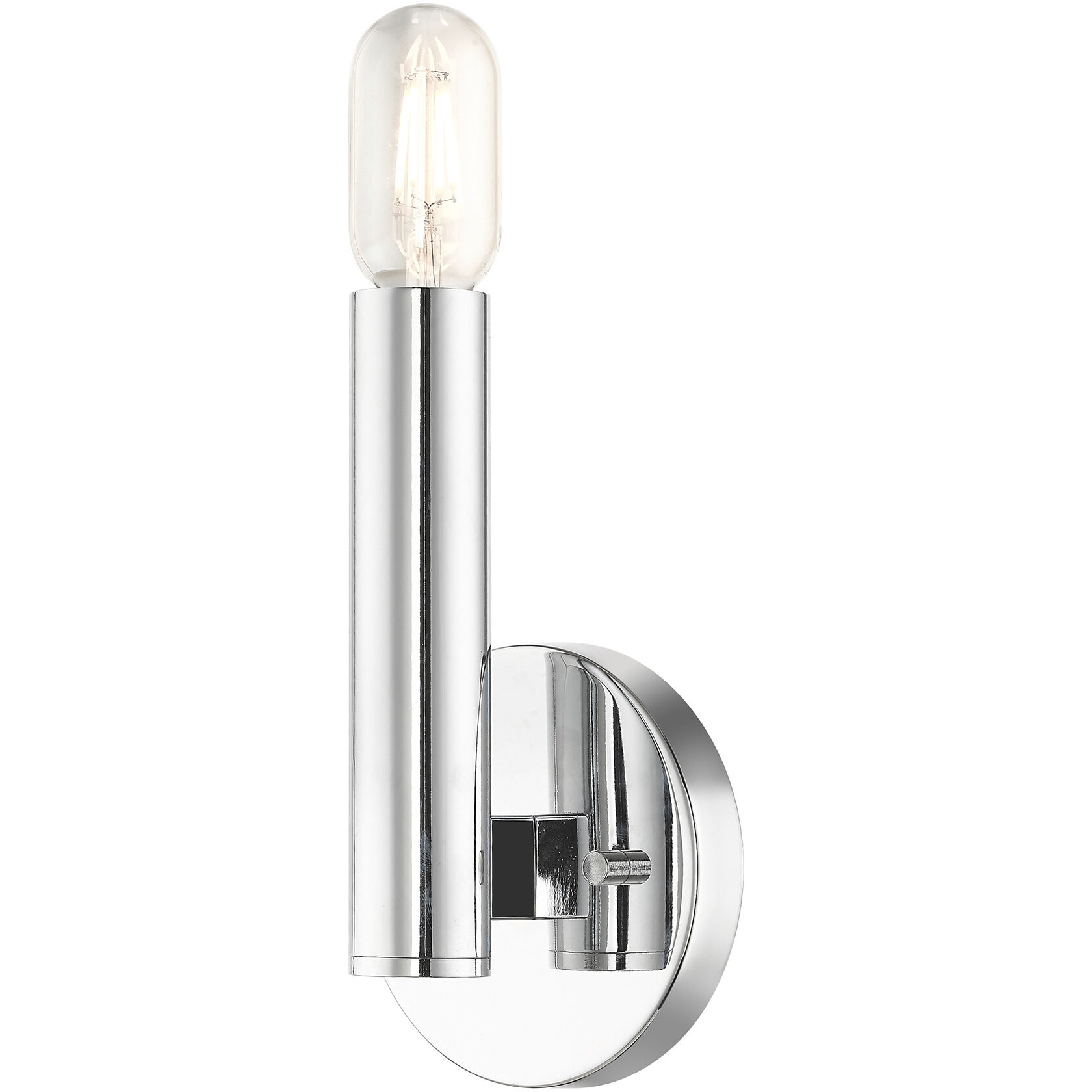 Copenhagen 1 Light 5.13 inch Polished Chrome ADA Wall Sconce Wall Light, Single