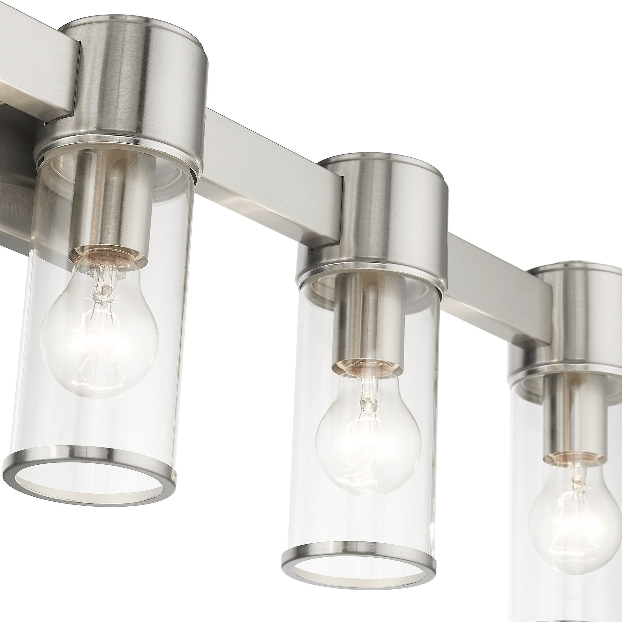 Quincy 5 Light 35.5 inch Brushed Nickel Vanity Wall Sconce Wall Light, Large