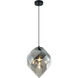 Gemma 1 Light 9.88 inch Smoke Pendant Ceiling Light