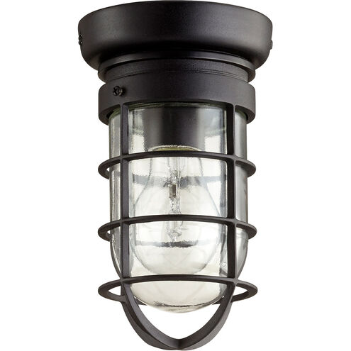 Bowery 1 Light 4.5 inch Noir Flush Mount Ceiling Light