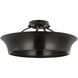 Thomas O'Brien Garland LED 20 inch Aged Iron Dual Lit Ring Semi-Flush Mount Ceiling Light