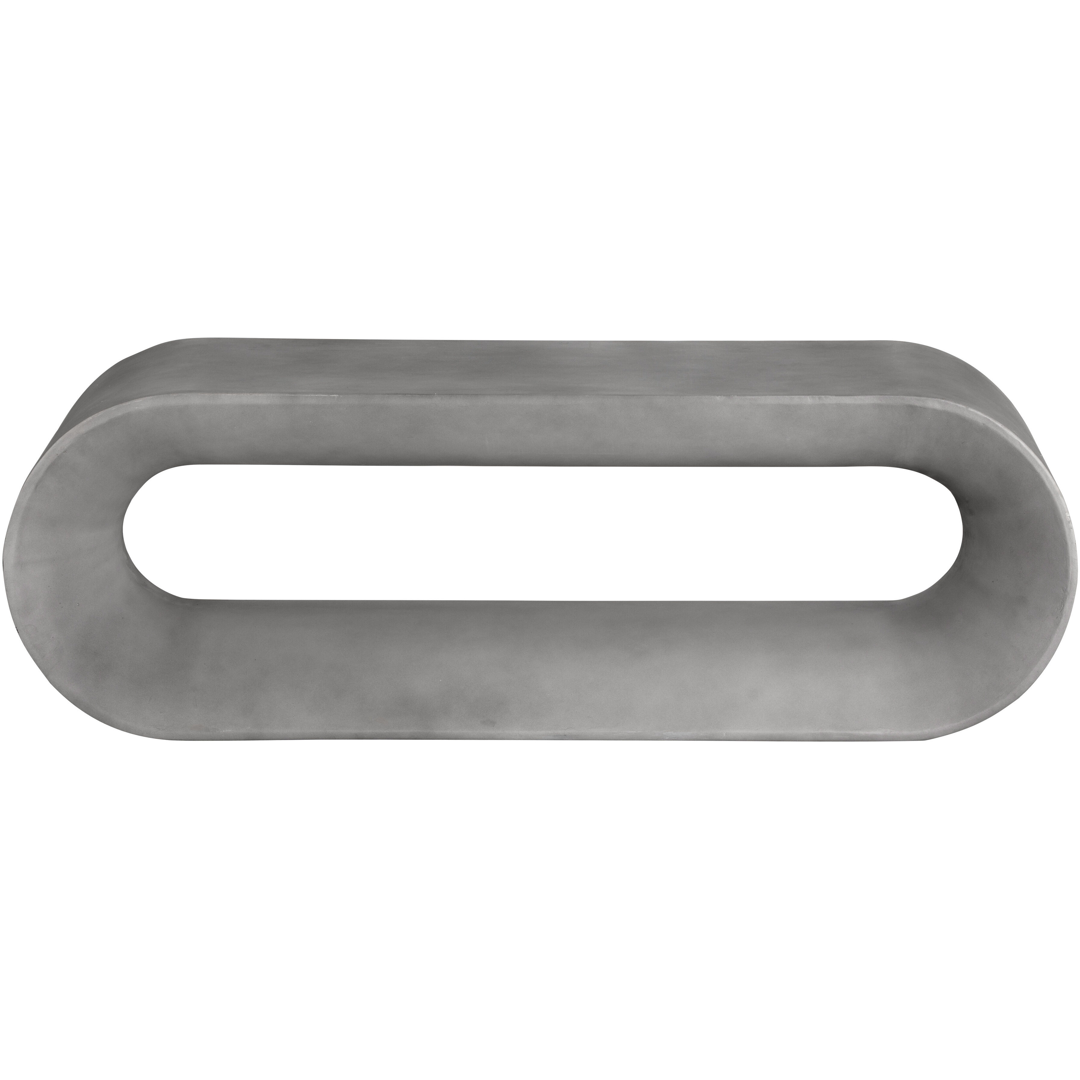 Capsule Grey Outdoor Bench