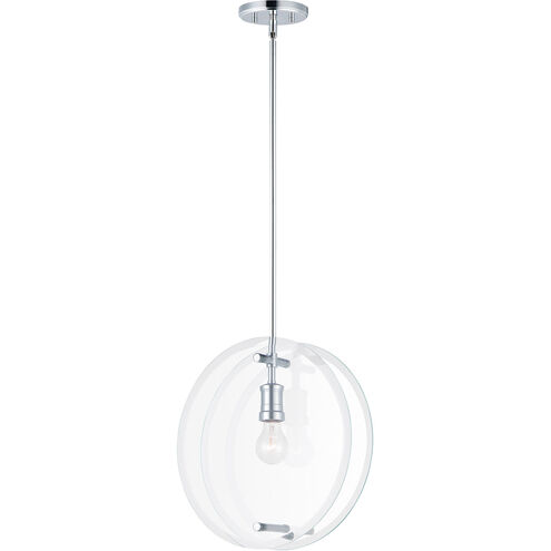 Looking Glass 1 Light 4 inch Polished Chrome Single Pendant Ceiling Light