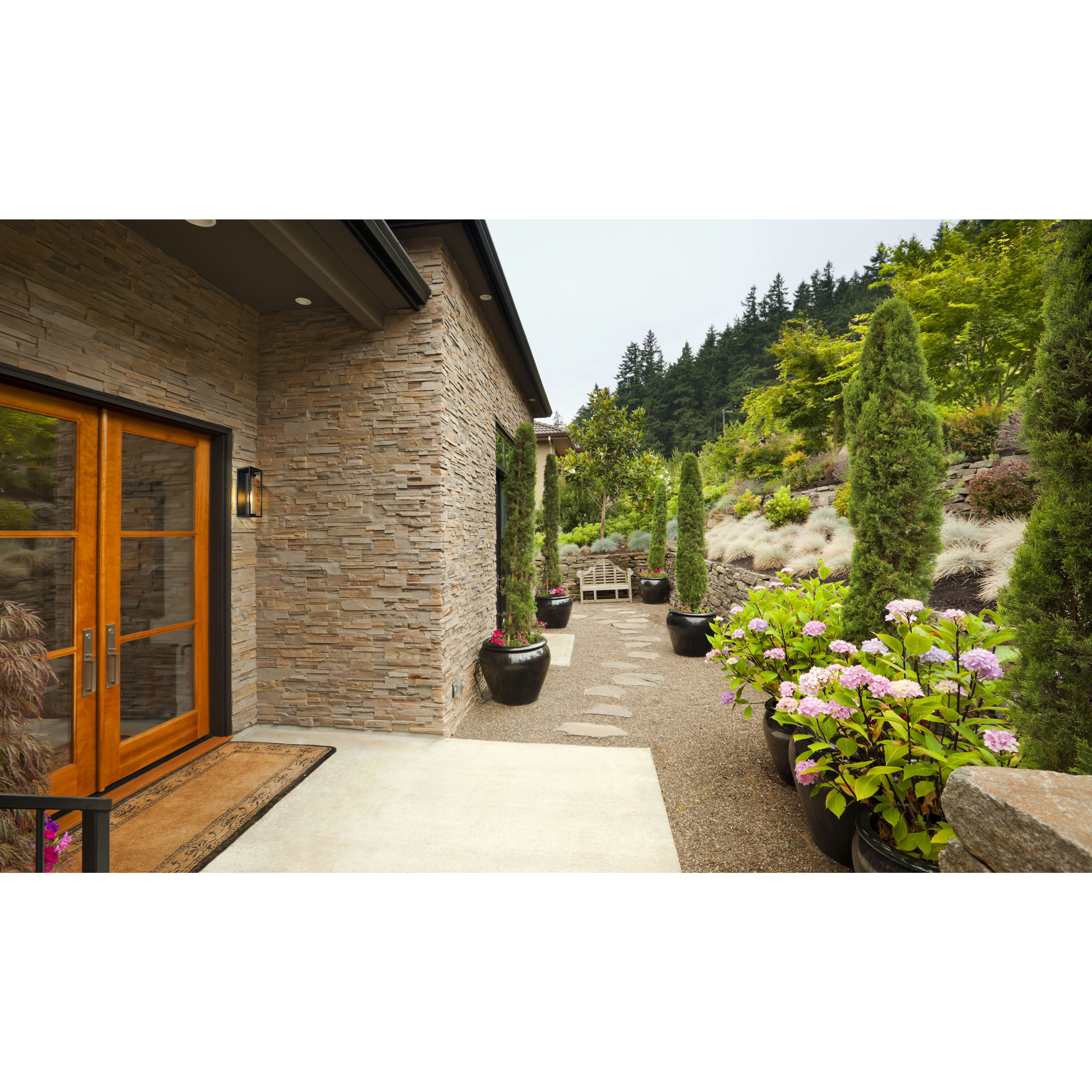 Dunbroch 1 Light 18.25 inch Deep Bronze and Outdoor Brass Outdoor Wall Light