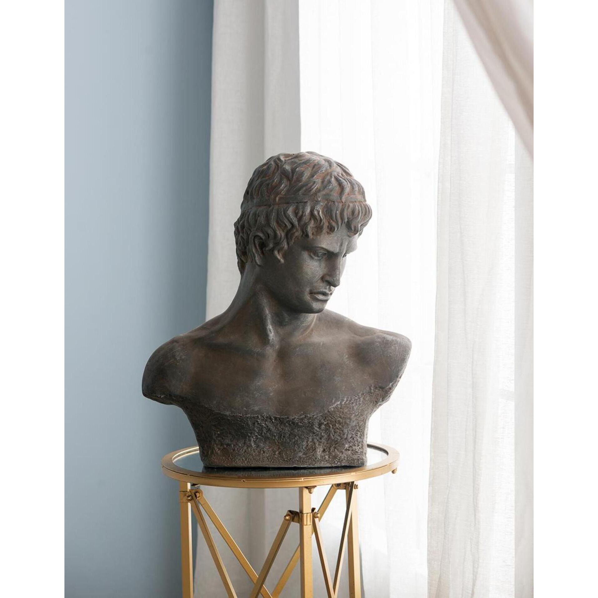 Atticus Beige and Brown Statue