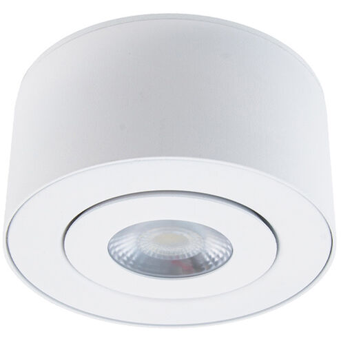 Peek LED 4.88 inch White Flush Mount Ceiling Light in 3000K, dweLED