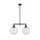 Franklin Restoration X-Large Beacon LED 25 inch Oil Rubbed Bronze Chandelier Ceiling Light in Seedy Glass, Franklin Restoration
