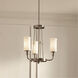 Homestead Vetivene 3 Light 20 inch Classic Pewter Mini Chandelier Ceiling Light, Vetivene