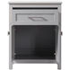 Adian Grey Bathroom Storage Cabinet