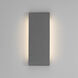 Stela 1 Light 6.25 inch Gray Travertine Outdoor Wall Light