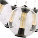 Arlo LED 22.5 inch Black Chandelier Ceiling Light