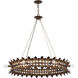 Heiress 8 Light 36 inch Patinated Bronze Chandelier Ceiling Light