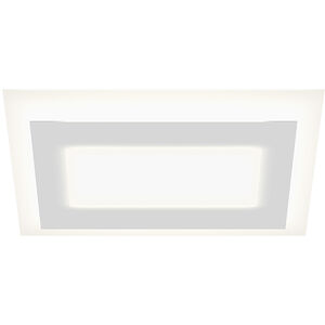 Offset LED 24 inch Textured White Surface Mount Ceiling Light