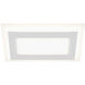 Offset LED 24 inch Textured White Surface Mount Ceiling Light