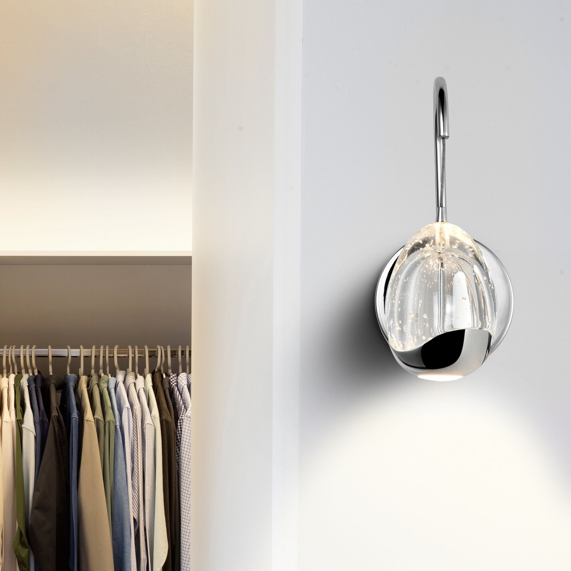 Artisan Collection/VENEZIA Series Wall Sconce Wall Light in Polished Chrome