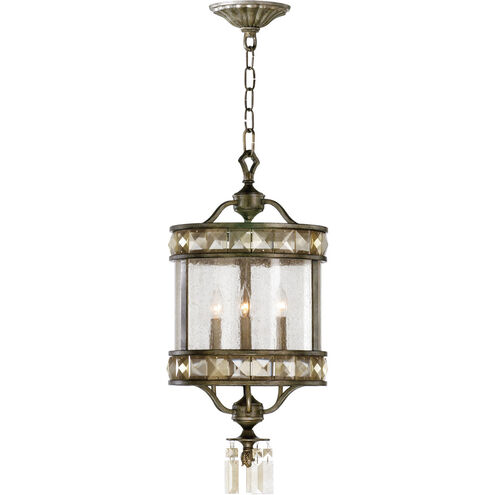 Buckingham 3 Light 12 inch St. Regis Bronze Foyer Pendant Ceiling Light